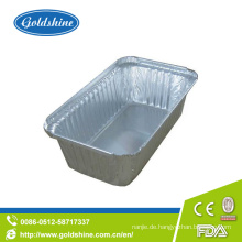 Diaposable Lebensmittelverpackungsbehälter aus Aluminium